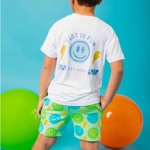 Happy Surge Short Sleeve T-Shirt & Shorts Set