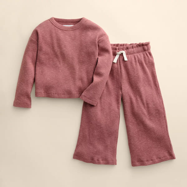 Baby & Toddler Little Co. by Lauren Conrad 2-Piece Long Sleeve Top & Barrel Pants Set