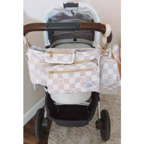 Mouse Checkered Stroller Caddy