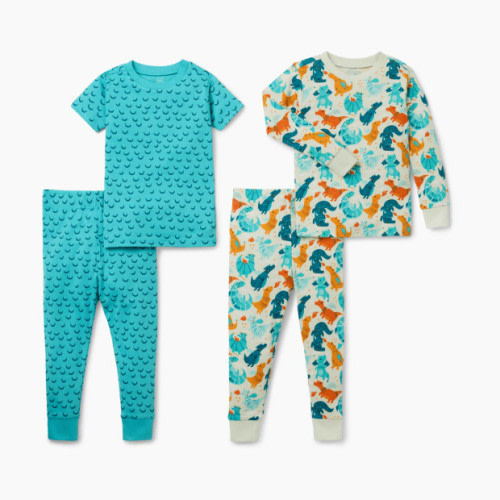 Small Story Pajamas Set 2 Pack - Sleepy Dragons, 12 M