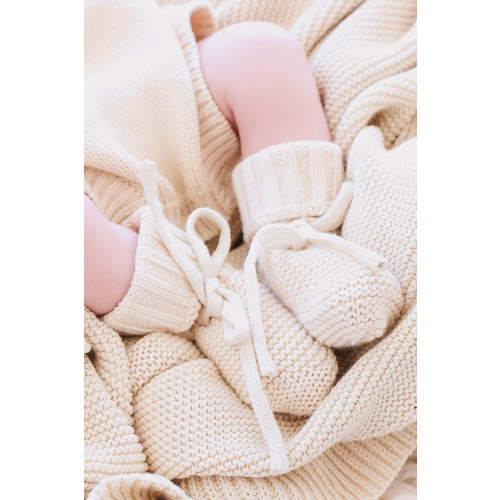 Knit Baby Booties