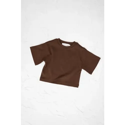 Basic Oversized Tee - Chocolate