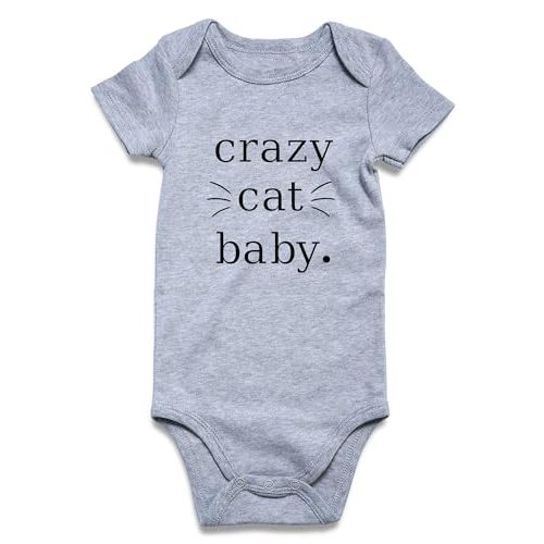 RAISEVERN Baby Boys Girls Clothes Infant Romper Newborn Bodysuits Funny Outfit 0-12 Months