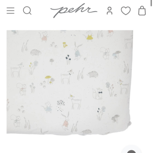 Magical forest Crib Sheet