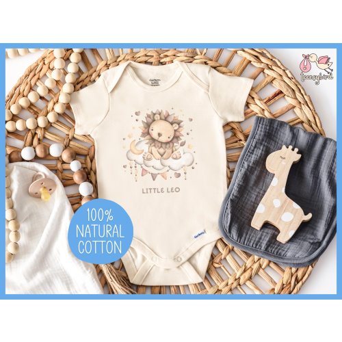Little Leo Onesie®, Leo Baby Bodysuit, Astrology Baby Shower Gift for Zodiac Star Sign Leo, Horoscope Gift for Newborn Baby, Leo Baby Romper
