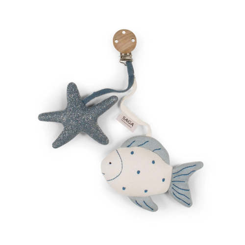Organic Cotton Ocean Stroller Toy