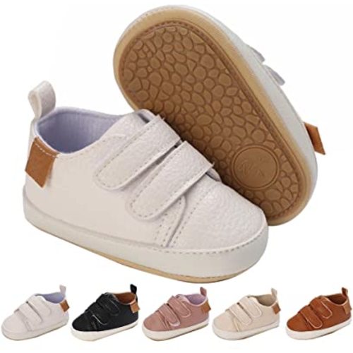 Baby Girls Boys Shoes Soft Anti-Slip Sole Newborn First Walkers Star High Top Canvas Denim Unisex Infant Sneaker