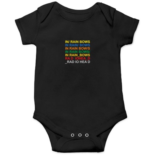- RADIOHEAD In Rainbows Logo Onesies Kids's Short Sleeve Onesie 6M Black sold by Zefeillich | SKU 745777483 | Printerval