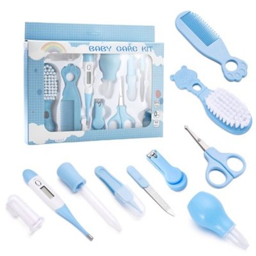 FACEGA Hair Brush Eco-Friendly Sanitary Baby Care Products Soft Non-Toxic Baby Grooming Kit,Blue New