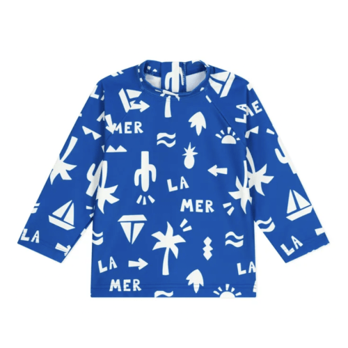 Anti-Uv Baie Recycled Fiber T-Shirt | Blue