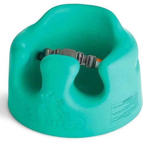 Bumbo Baby Floor Seat, Portable Infant Sit Up Activity and Eating Chair, Aqua
