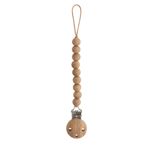 FRIGG Rope Natural Rubber Pacifier 2-Pack (Blush/Cream)