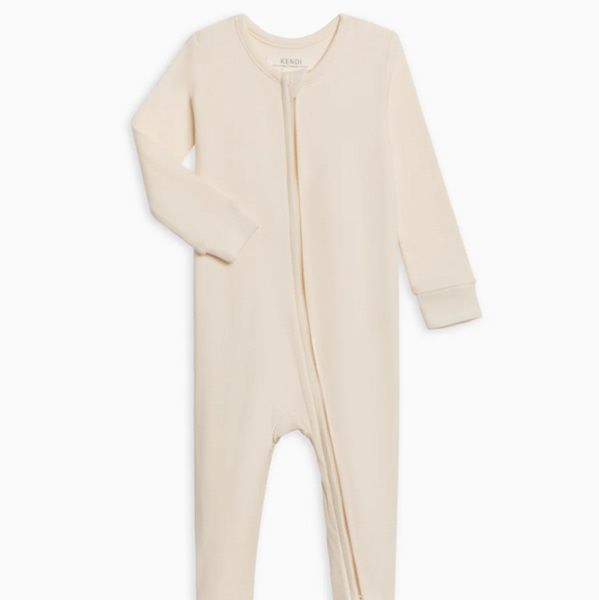 Kit Ribbed Zipper Sleeper
