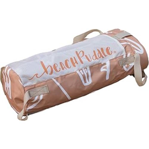 Baby Beach Pool | 2-in-1 Kiddie Pool and Beach Blanket | Flexible Toddler and Baby Pool | Beach Toys for Kids & Toddlers | 6x6 Feet with Waterproof Carrying Bag | Beach Puddle (Terracotta Surfboards)