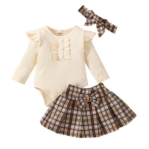 MZXELPRJD 3t Girls Outfit Toddler Winter Outfit Girls Clothing Set Size 8 Toddler Boy Sets Fall Gifts Daddys Girls Baby Clothes 0-3 Cute Baby Girl, Beige 0-3 Months