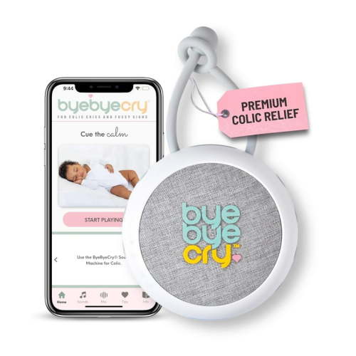 Instant Colic Baby Relief Sound Therapy, Pediatrician-Approved, Mom's Choice Award, Colic Specific Engineered Sounds, No Medicine Or Drops, Designed by Mom of Colicky Babies, Colic Calm