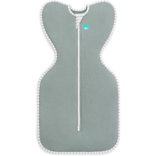 Love to Dream Swaddle UP, Baby Sleep Sack, Self-Soothing Swaddles for Newborns, Get Longer Sleep, Snug Fit Helps Calm Startle Reflex, New Born Essentials for Baby, 1.0 TOG, 13-19 lbs, Deep Olive