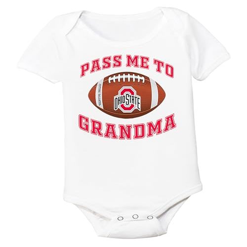 Future Tailgater Ohio State Buckeyes Football Pass Me to GrandMA Infant-Toddler Bodysuit