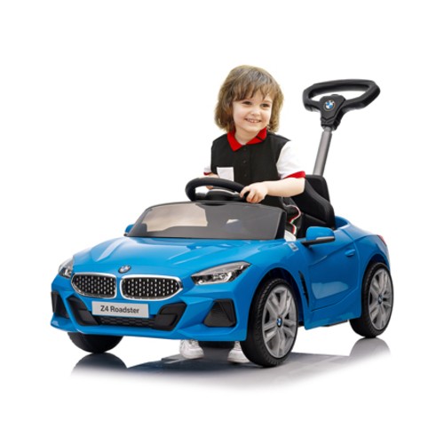 Voupou Kids' Push Ride-Ons Push Ride-on Car for Toddlers 1-5, Licensed BMW Z4 Toddler Push Car with Adjustable Push Rod/Horn Music/Silent Wheel, Push Car for Baby (Blue)