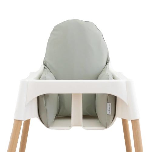 Yeah Baby Goods Wipeable IKEA Antilop Highchair Cushion Cover (sage) - Soft, Waterproof Baby High Chair Cover