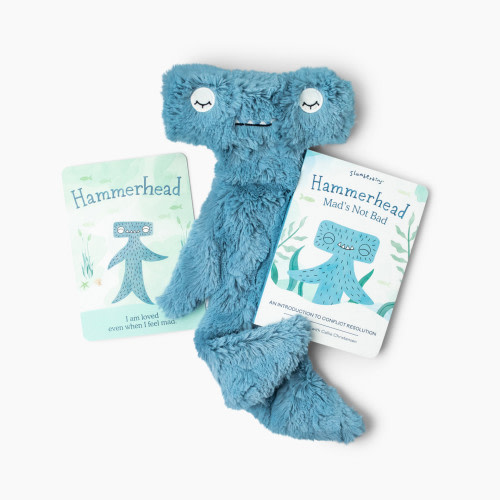 Slumberkins, Inc. Plush Snuggler & Book Bundle - Hammerhead's Conflict Resolution