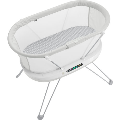 Fisher-Price Luminate Bassinet Infant Bedside Crib with Sound Detection Plus Lights and Music