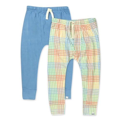 HonestBaby Multipack Honest Pants Joggers Pull on 100% Organic Cotton for Infant Baby and Toddler, Boys, Girls, Unisex