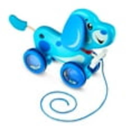 Spark Create Imagine Wooden Push & Pull Toy Dog, Baby and Toddler Toys