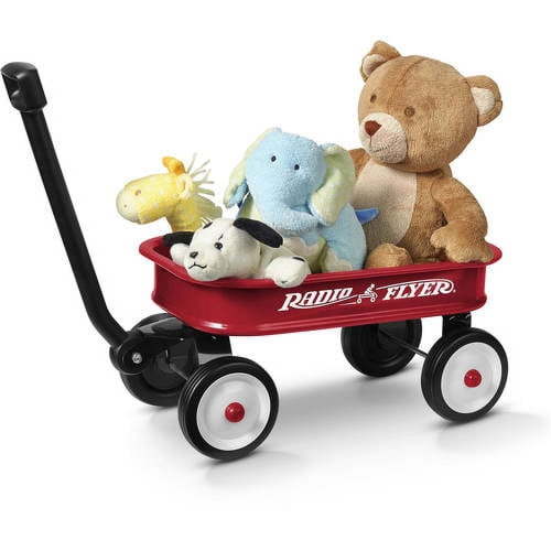 Radio Flyer, Little Red Toy Wagon (12.5" Long x 5.7" Tall), Miniature Wagon, Red