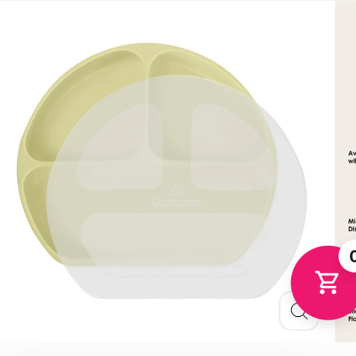 Octopod® Silicone Suction Triangle Plate - Lids