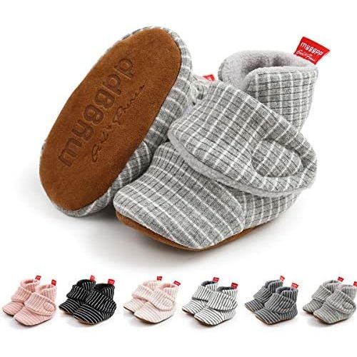 Ohwawadi Infant Baby Slippers Girls Boys Booties Warm Baby Socks Shoes Newborn Crib Shoes Baby Footwear Prewalkers