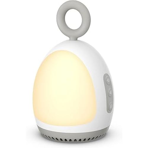 Dreamegg White Noise Machine, Sound Therapy with Night Light & White Noise, Sleep Aid for Anxiety Stress Relief, Meditation Relaxing Gifts for Kids Adults