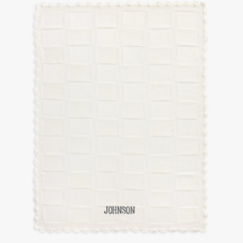 Cotton Knit Patchwork Organic Baby Blanket