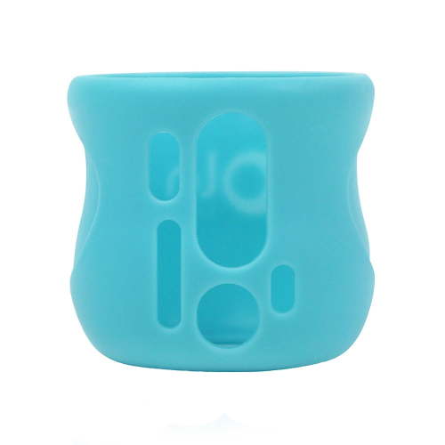 Olababy 4 Ounces Silicone Sleeve For Avent Natural Glass Bottle - Blue