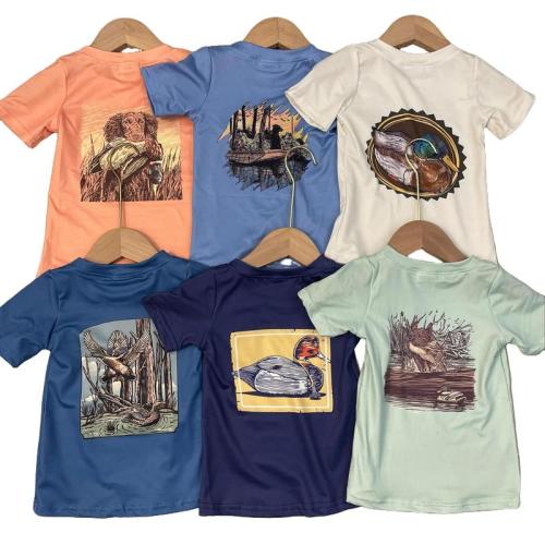Boy Summer Tshirt Mallard Hunting Boy Summer Clothes Top - TikTok Shop