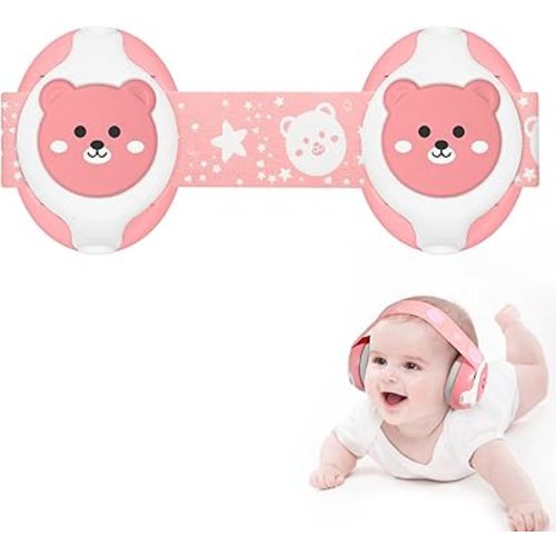 Baby Ear Muffs,25dB Infant Noise Cancelling Headphones for Babies 0-36 Months with Adjustable Headband Infant Ear Protection,Ideal Baby Travel Essentials for Outdoor,Sleep,Airplane & Music Festivals