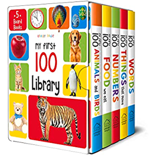 My First Complete Learning Library: Boxset of 20 Board Books Gift Set for Kids (Horizontal Design)