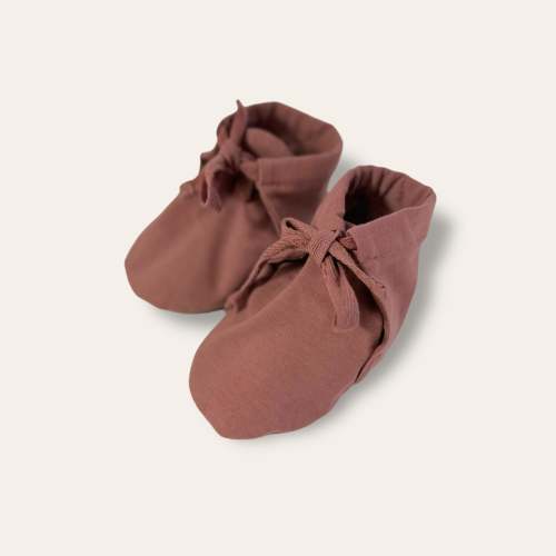 Organic Cotton Solid Baby Booties by Viverano