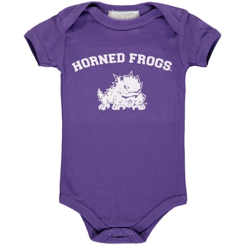 TCU Horned Frogs Infant Arch & Logo Bodysuit - Purple