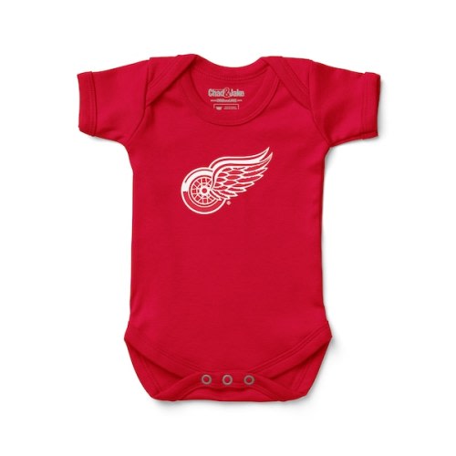 Newborn & Infant Detroit Red Wings Chad & Jake Red Primary Logo Bodysuit - 0-3 mo