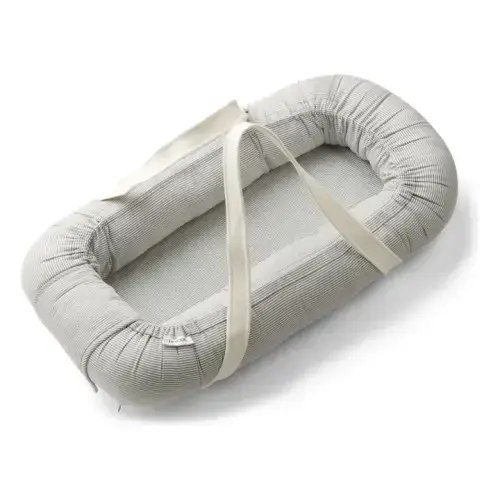 Gro soft bassinet | Y/D stripe Blue wave/Creme de la creme