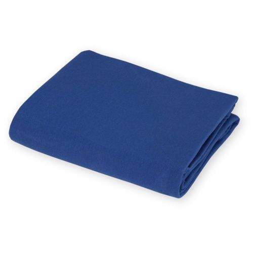 American Baby Company Supreme 100% Natural Cotton Fitted Crib Sheet 52" x 28", Enhanced Thickness for Soft, Breathable & Hypoallergenic Jersey Comfort, Royal, Neutral for Boys & Girls