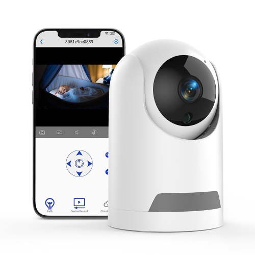 Baby Monitor, 360° Wireless 5G Nanny Cam with Safety Alerts, 4MP HD WiFi Camera for Human & Pet Detection, Home Security Camera with Two-Way Audio, Motion Tracking, IR Night Vision, Sleep Tracking