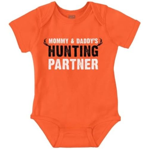 Brisco Brands Mommy and Daddy's Hunting Partner Baby Romper Boys or Girls