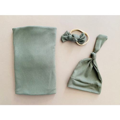 Newborn Swaddle Set, Swaddle Set with Bow and Hat, Baby Swaddle, Newborn Swaddle, Baby Swaddle Set, Stretchy Swaddle, Swaddle for Newborns