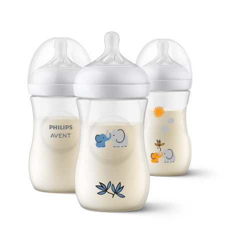 100% Silicone Baby Bottle Sleeves for Philips Avent Natural Glass Baby  Bottles, Premium Food Grade Silicone Bottle Cover, Cute Bear Design, 4oz,  Pack