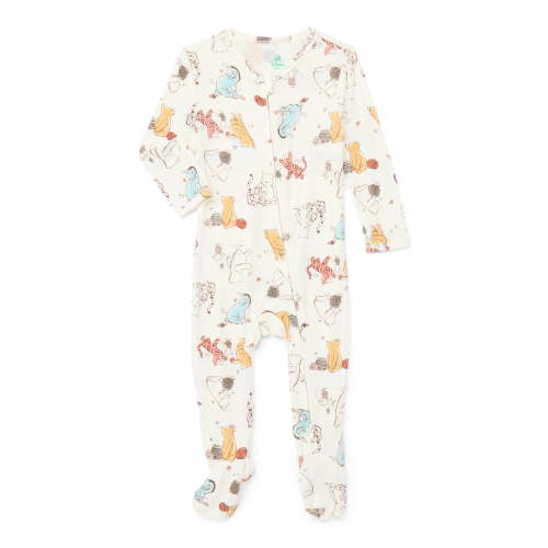 Character Baby Gender Neutral Two-Way Zip Front Sleep N Play Pajamas, Sizes Newborn-6/9 Months