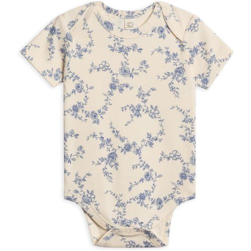3-6 months Colored Organics Unisex Newborn 100% Organic Cotton Bodysuit - Short Sleeve Infant One Piece - Baby Boy and Girl Clothing