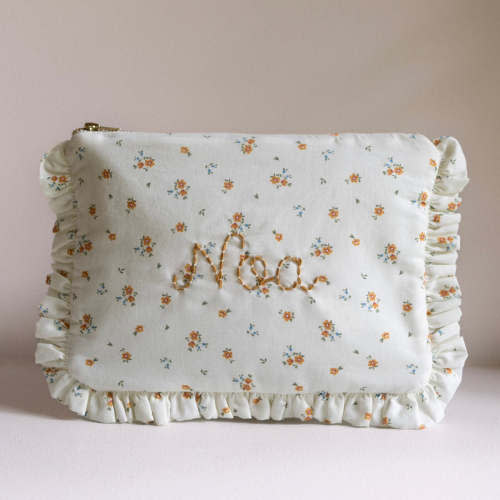 Zipped pouch - Daria Froufrou – Noa de Cajou Small