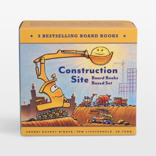 Construction Site Kids Board Book Set